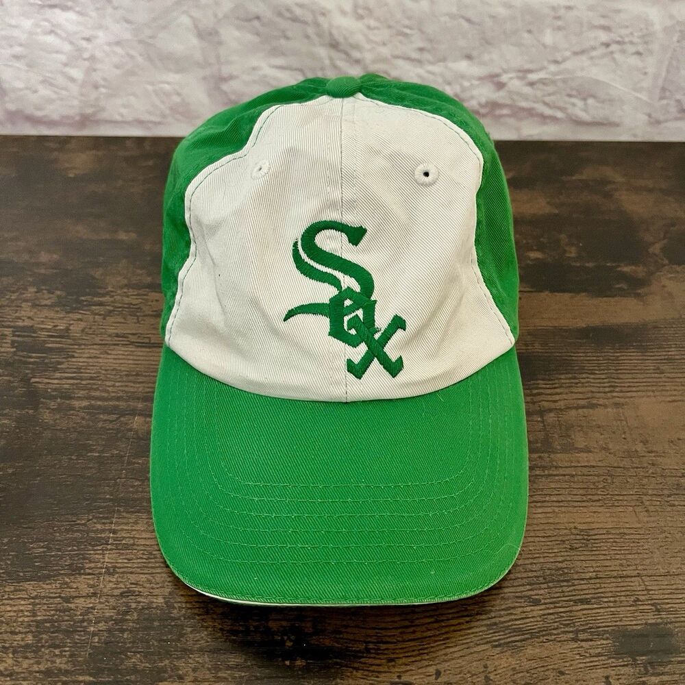 Chicago White Sox Green Hat Miller Lite Kick 10 Irish St Patty Adjustable